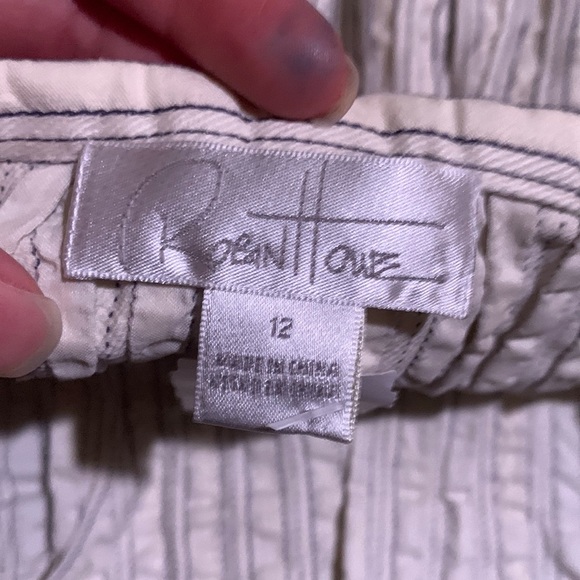 Vintage Robin Howe striped A-line skirt 12 - Picture 3 of 8